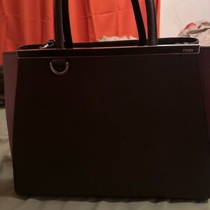 Purple and brown Fendi bag in great condition